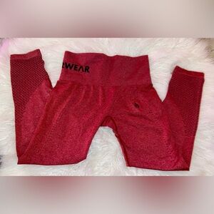 Ryderwear Red High-Rise Seamless Leggings